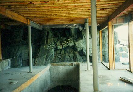 The pool room